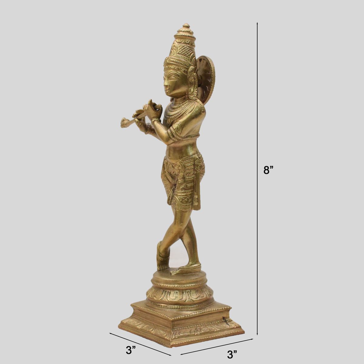 BRONZE KRISHNA IDOL