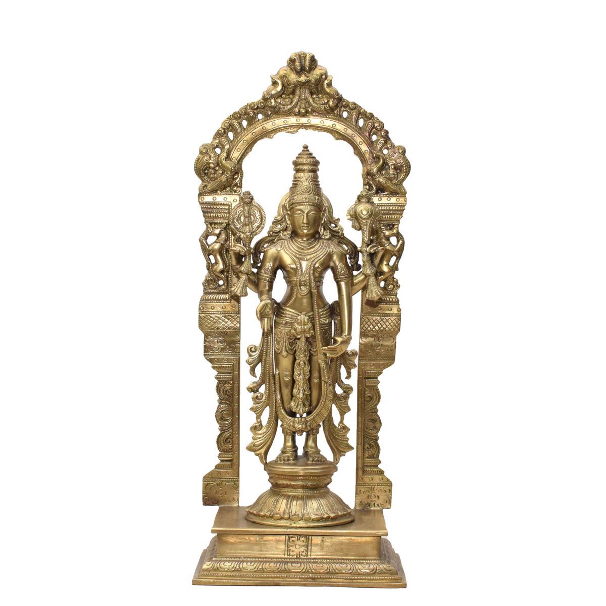 BRONZE BALAJI IROL WITH PRABHAVALI
