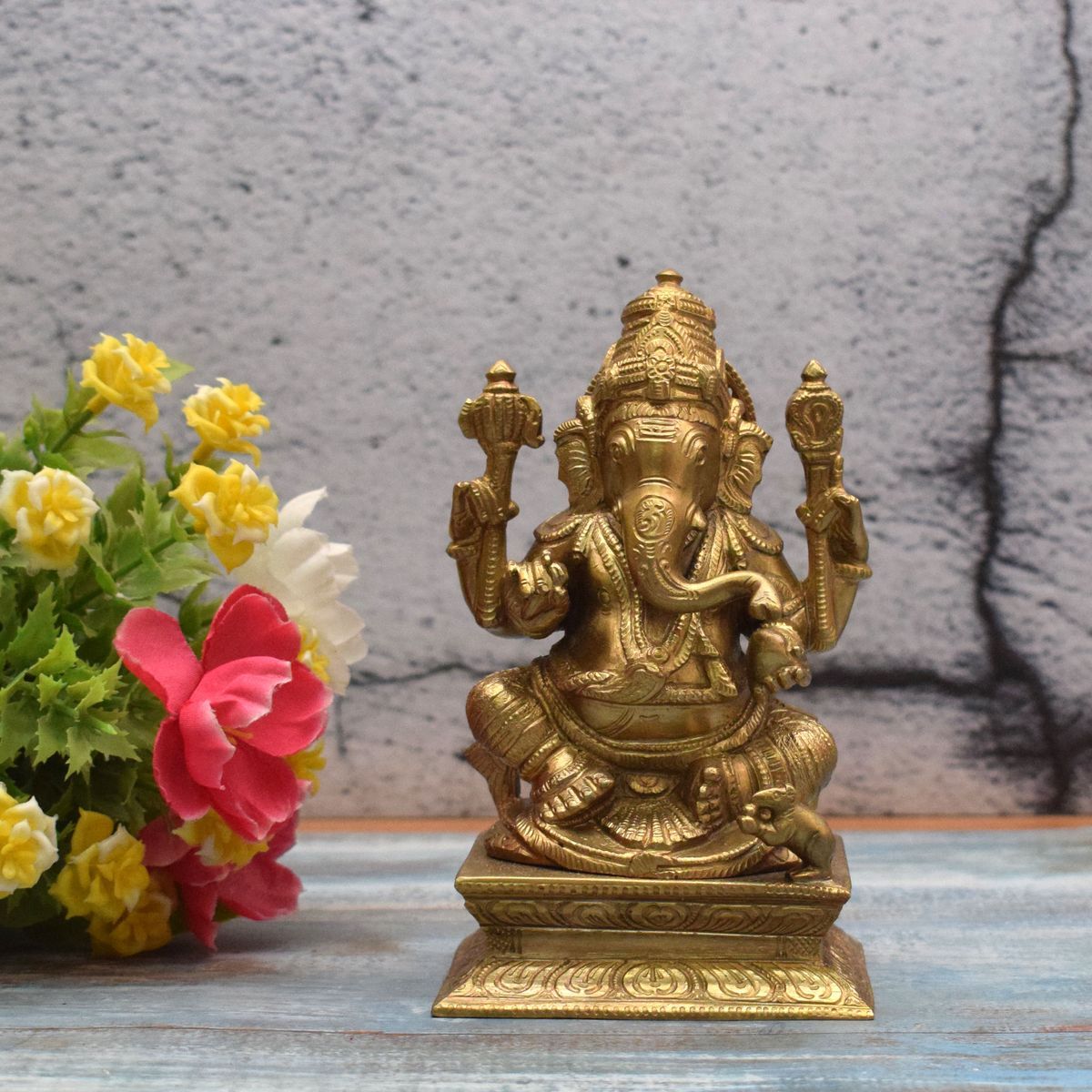 BRONZE GANESHA IDOL