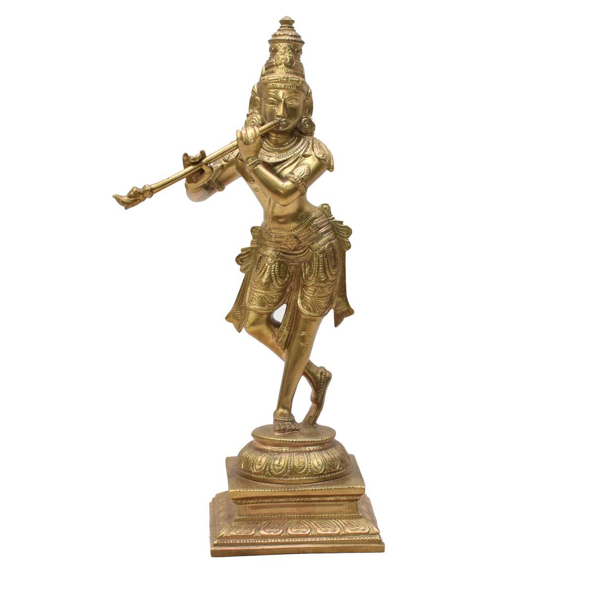 BRONZE KRISHNA IDOL