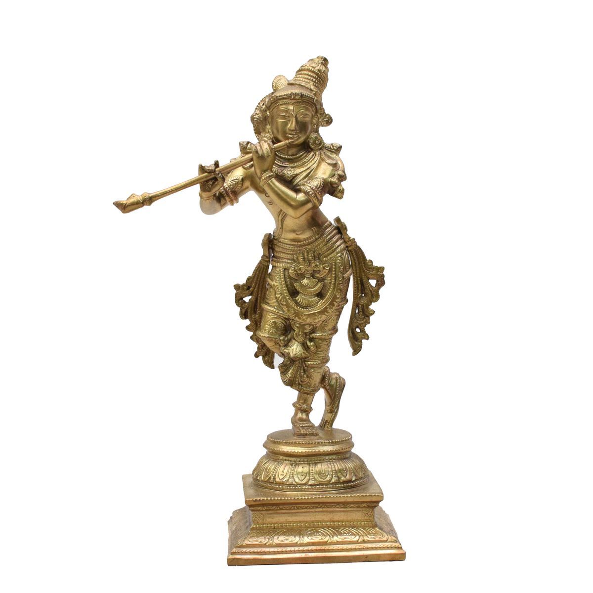 BRONZE KRISHNA IDOL