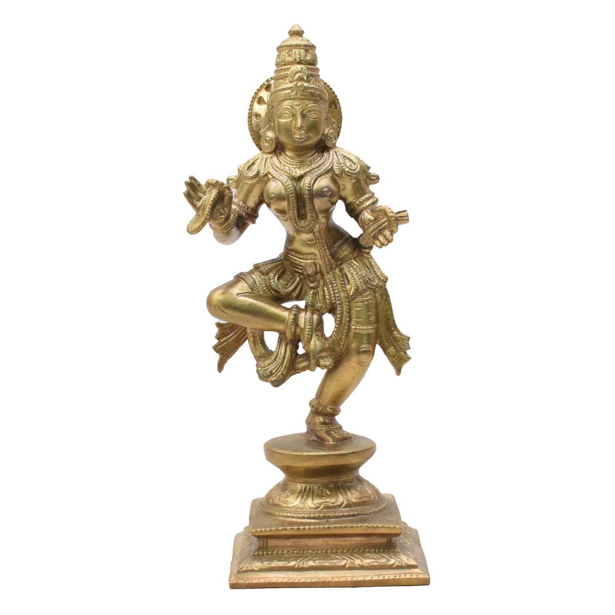 BRONZE KRISHNA IDOL