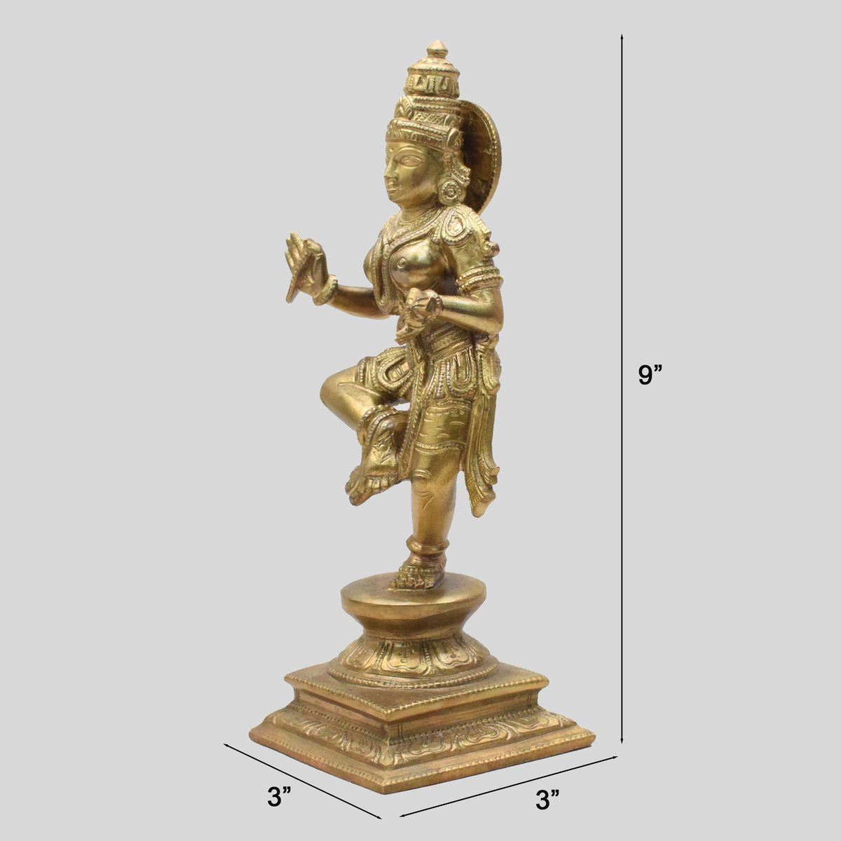 BRONZE KRISHNA IDOL