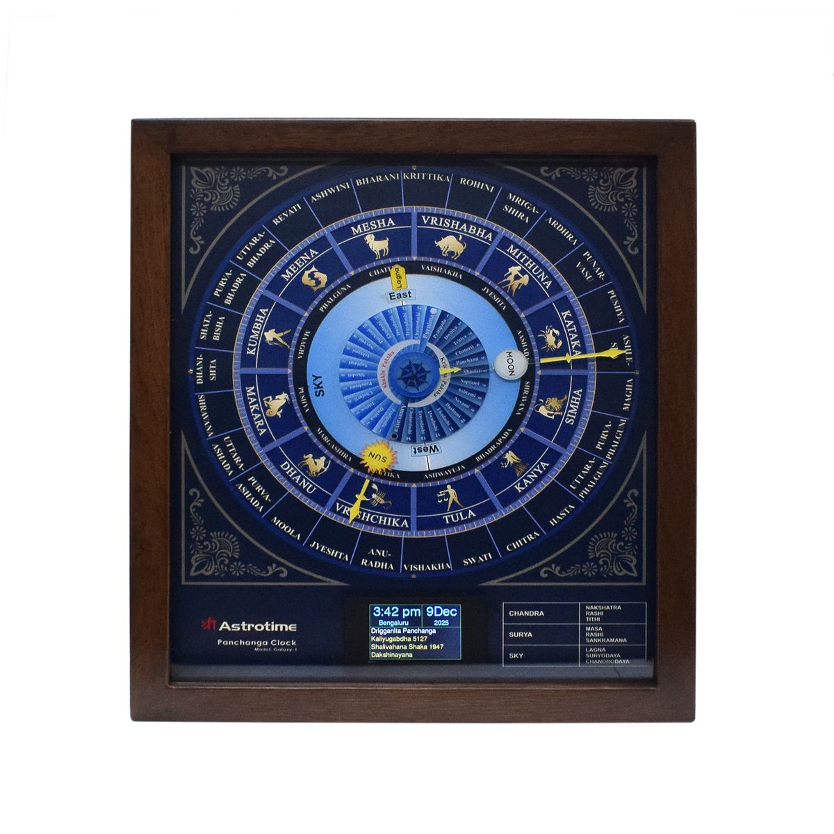 DIGITAL ASTROLOGY PANCHANGA CLOCK IN ENGLISH