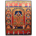 22ct Gold Handmade Lord Balaji Dhasavathar Tanjore