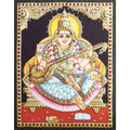 TANJORE PAINTING SARASWATHI