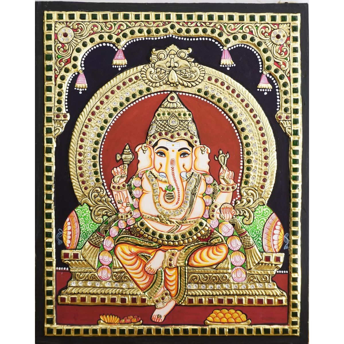 TANJORE PAINTING GANESHA