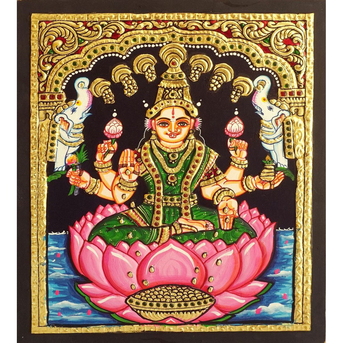 TANJORE PAINTING  AISWARYA LAKSHMI