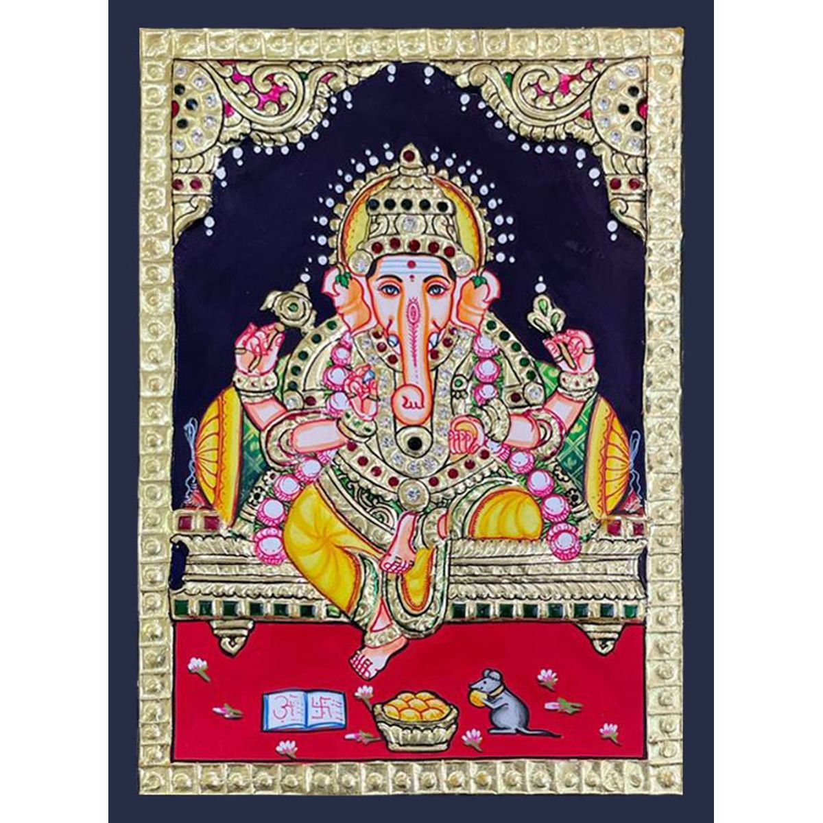 TANJORE PAINTING GANESHA
