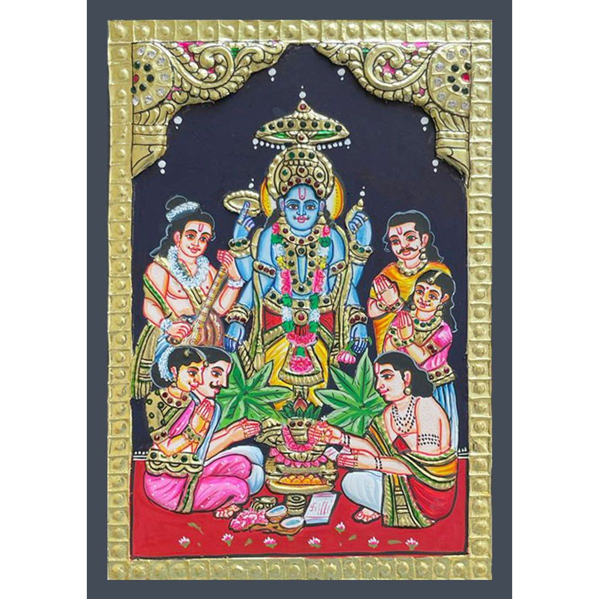 TANJORE PAINTING SATHYANARAYANA