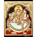 TANJORE PAINTING SARASWATHI