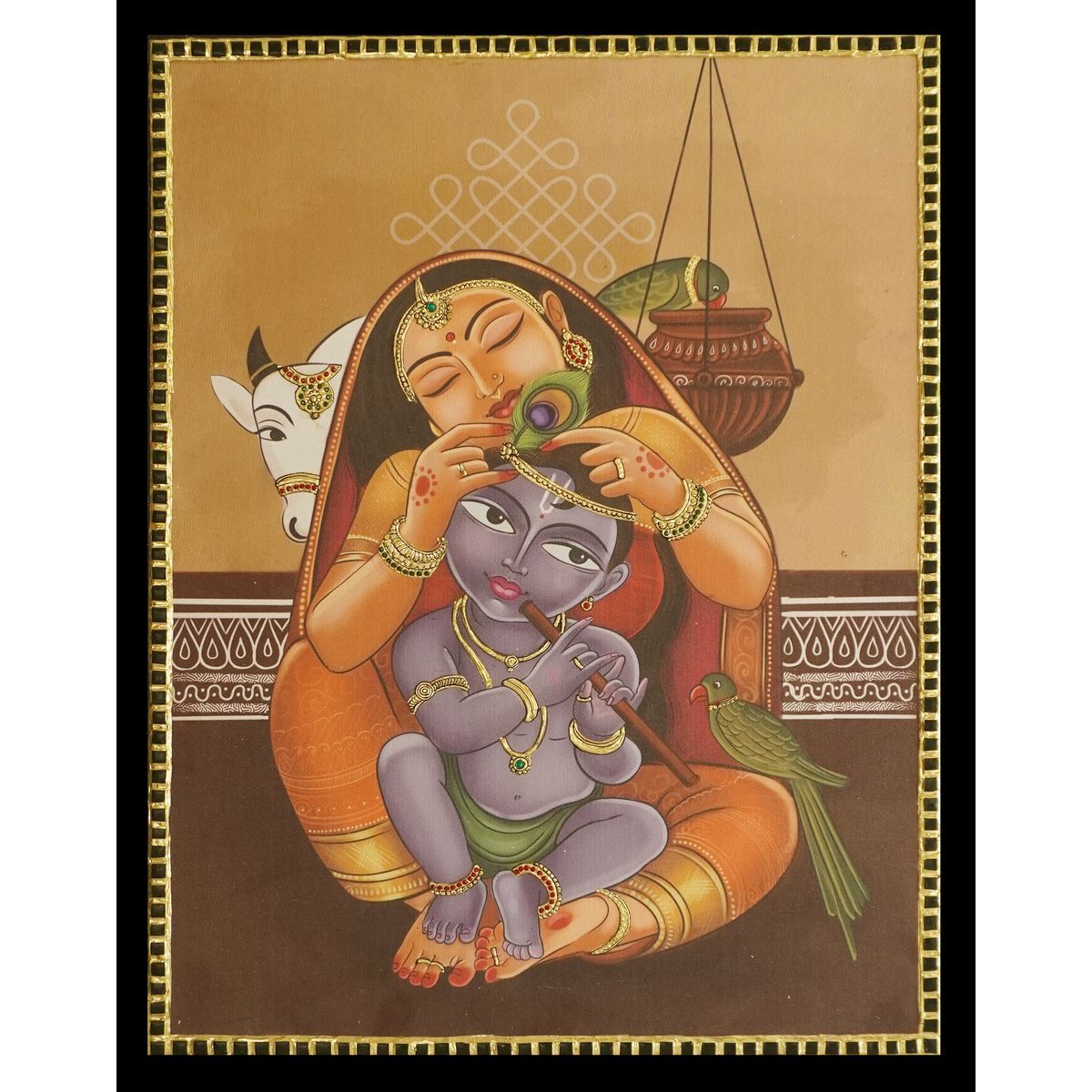 TANJORE PAINTING YASODHA KRISHNA