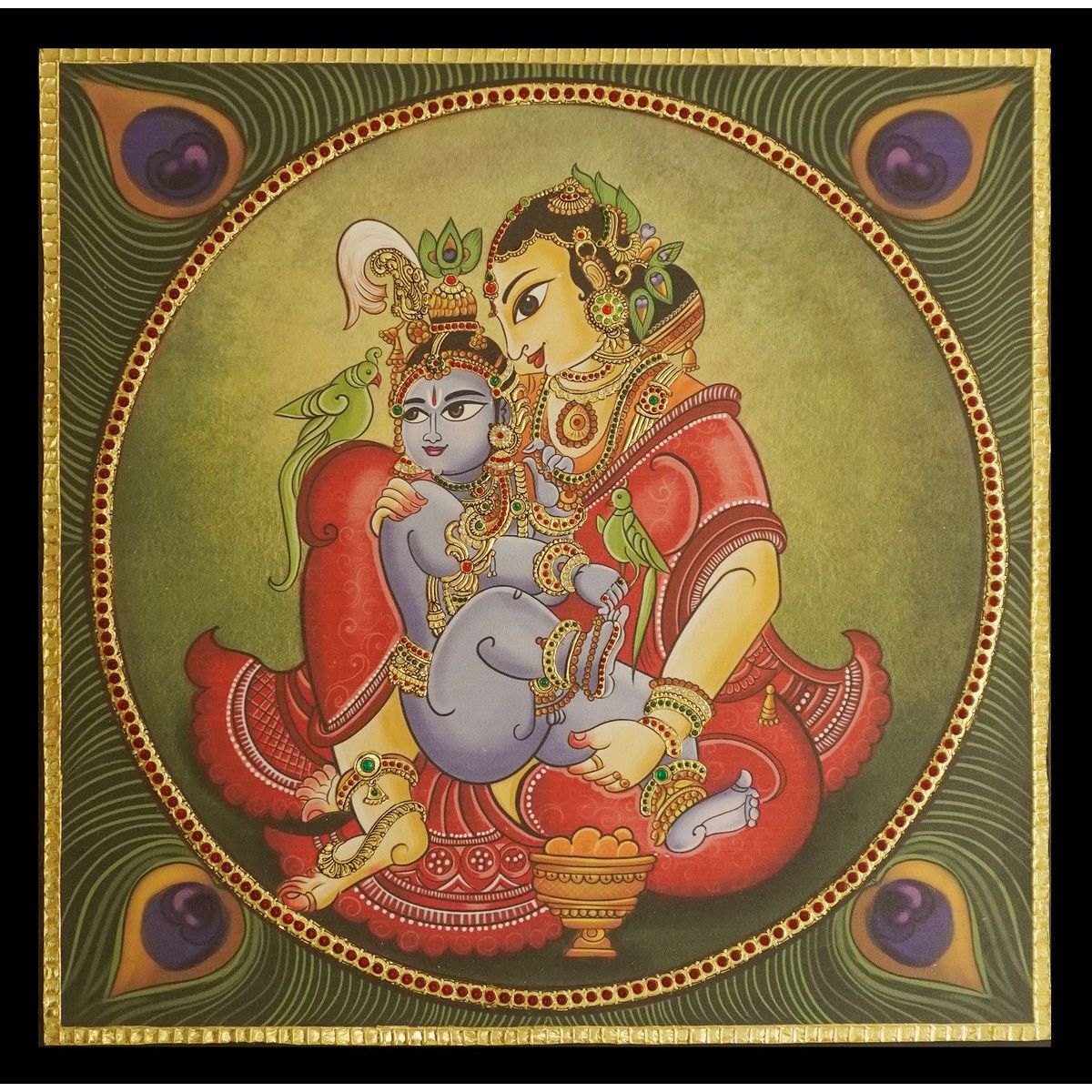 TANJORE PAINTING YASODHA KRISHNA