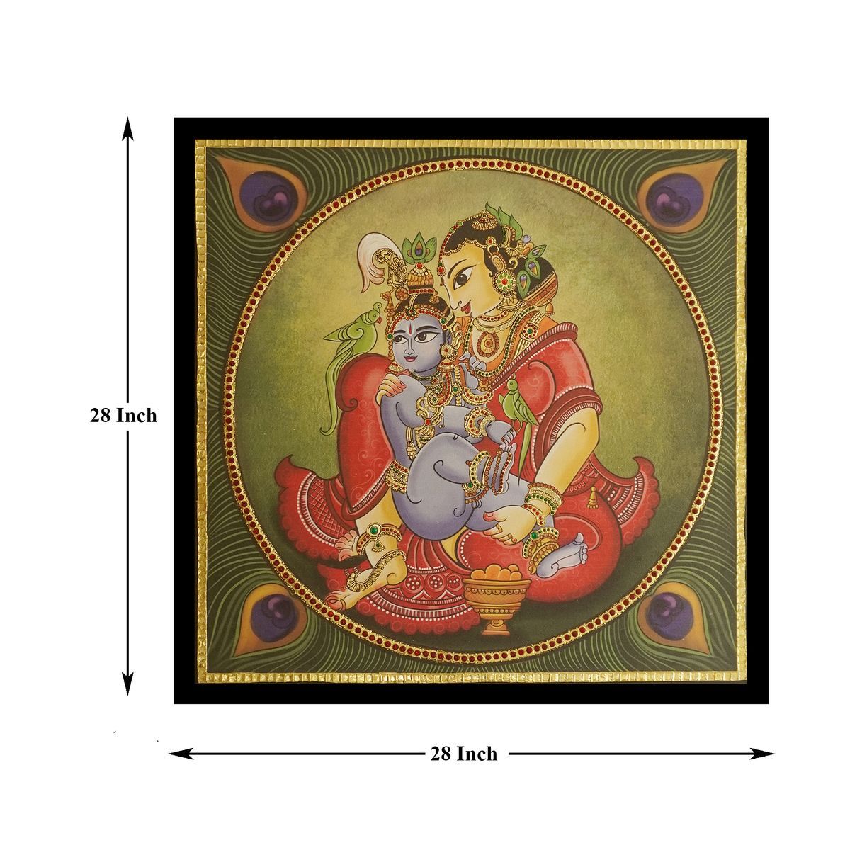 TANJORE PAINTING YASODHA KRISHNA