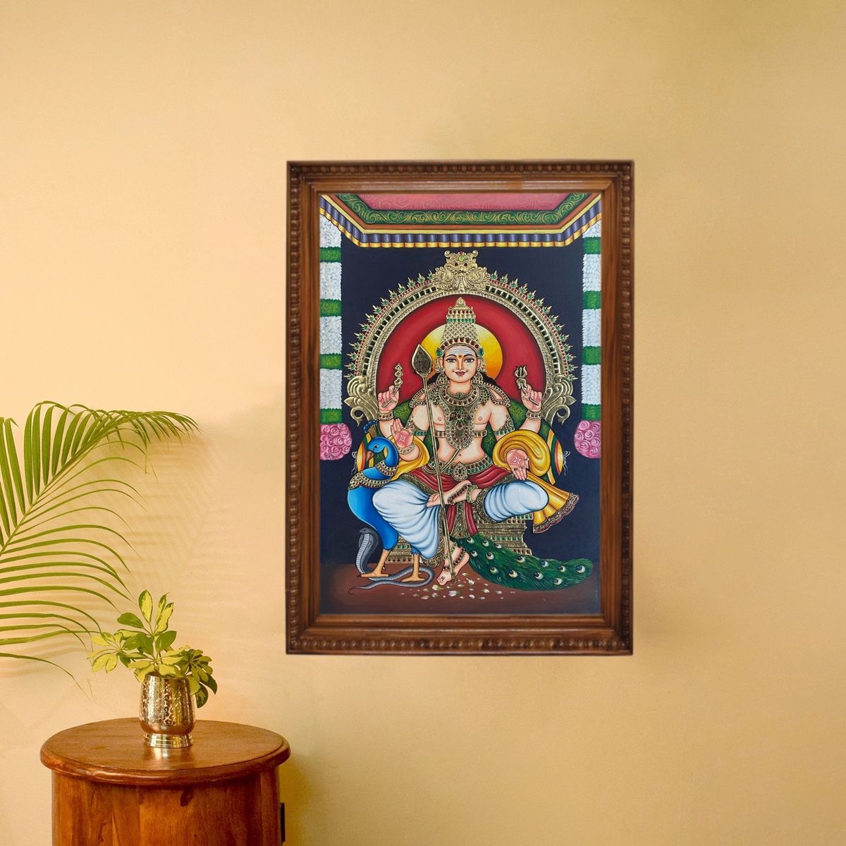TANJORE PAINTING MURUGAN