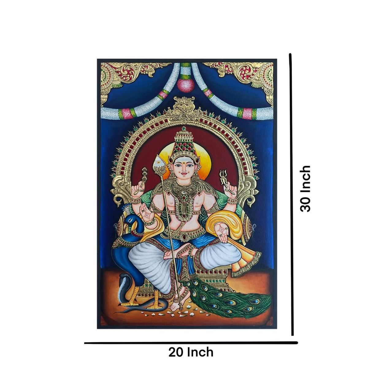 TANJORE PAINTING MURUGAN