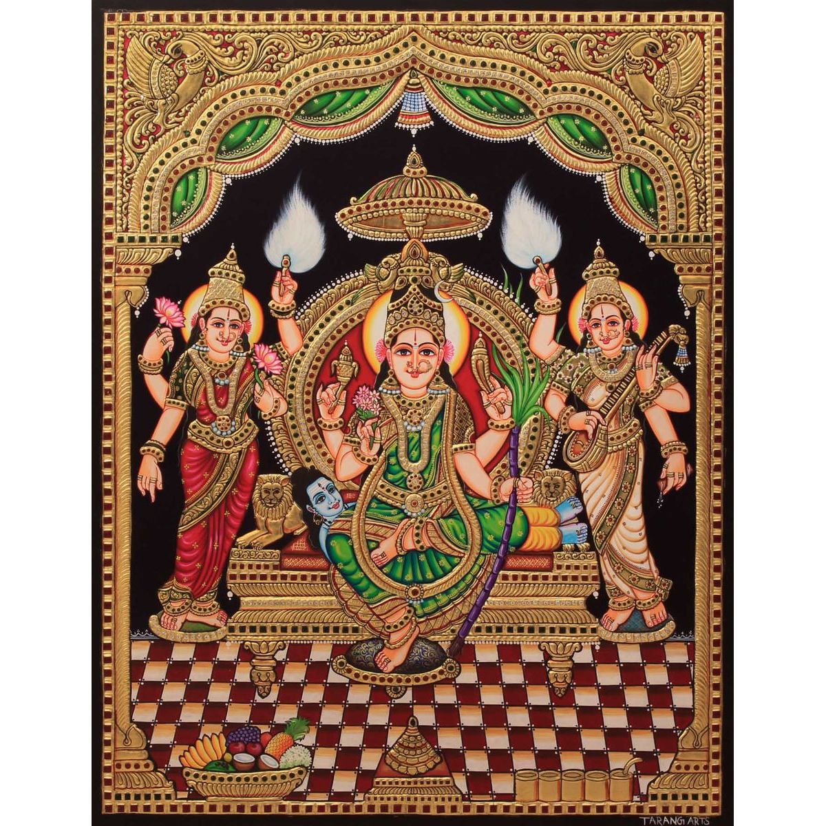 TANJORE PAINTING LALITHA DEVI