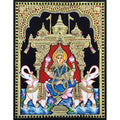 TANJORE PAINTING GAJA  LAKSHMI