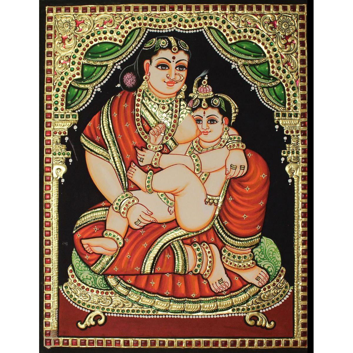 TANJORE PAINTING YASODHA KRISHNA