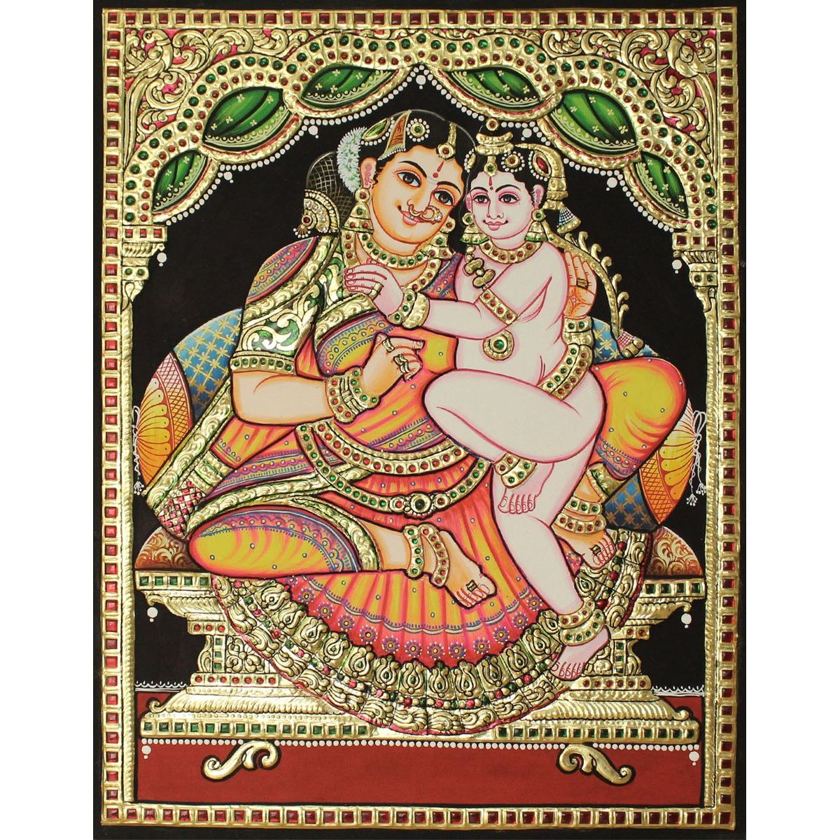 TANJORE PAINTING YASODHA KRISHNA