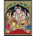 TANJORE PAINTING BUTTER KRISHNA