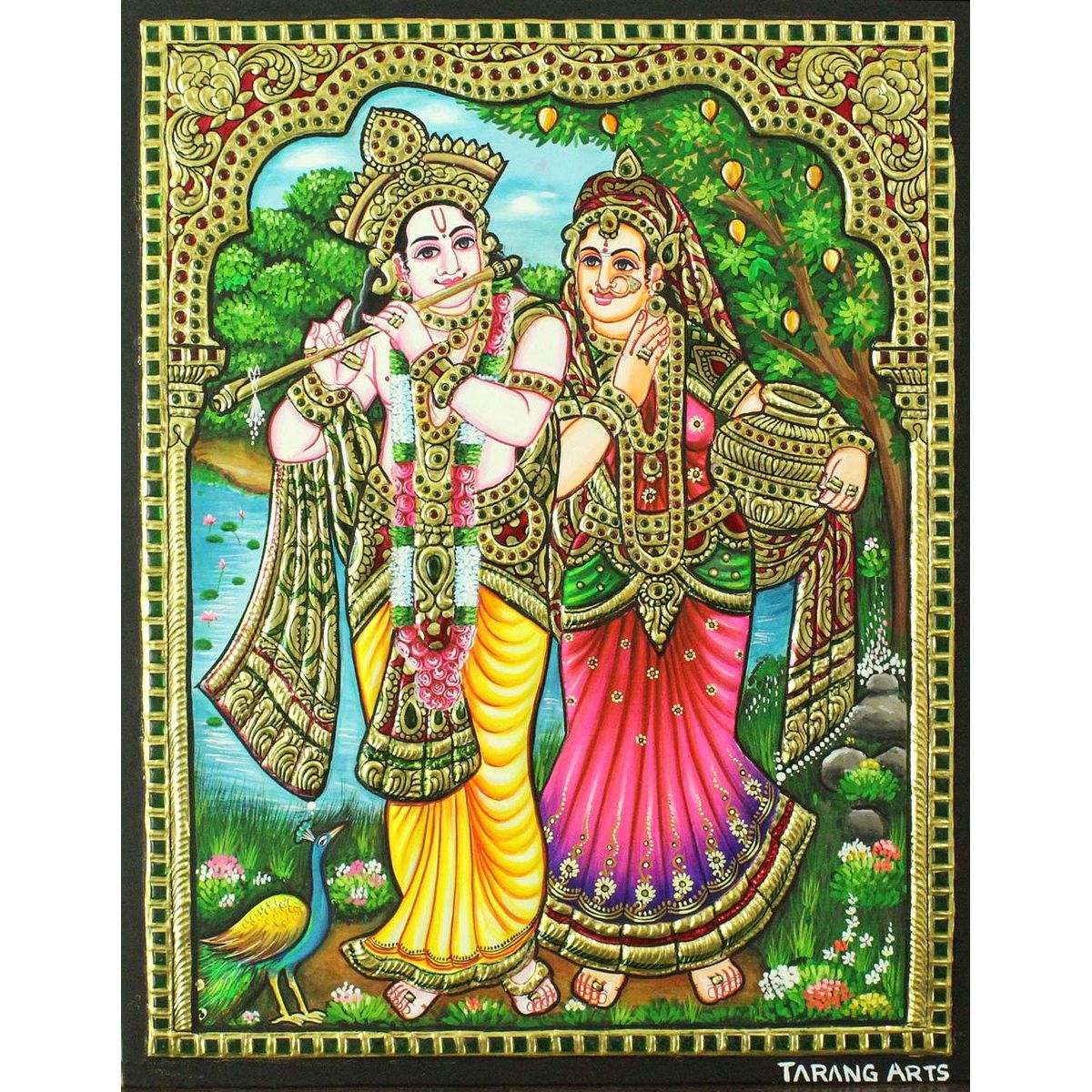 TANJORE PAINTING RADHA KRISHNA