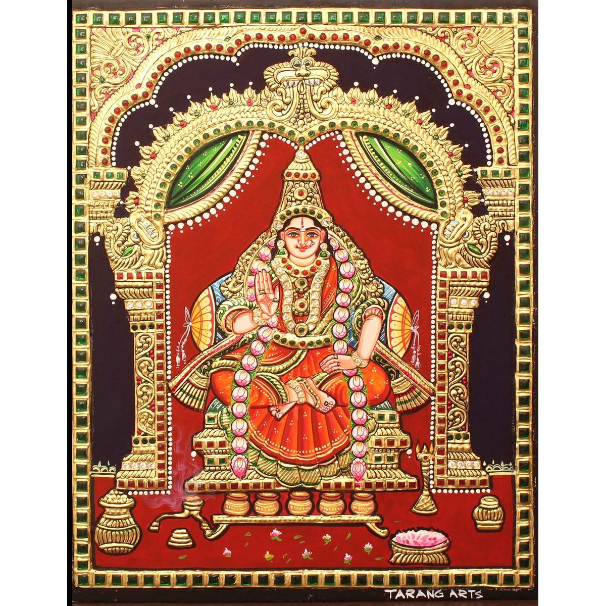 TANJORE PAINTING DHANA LAKSHMI