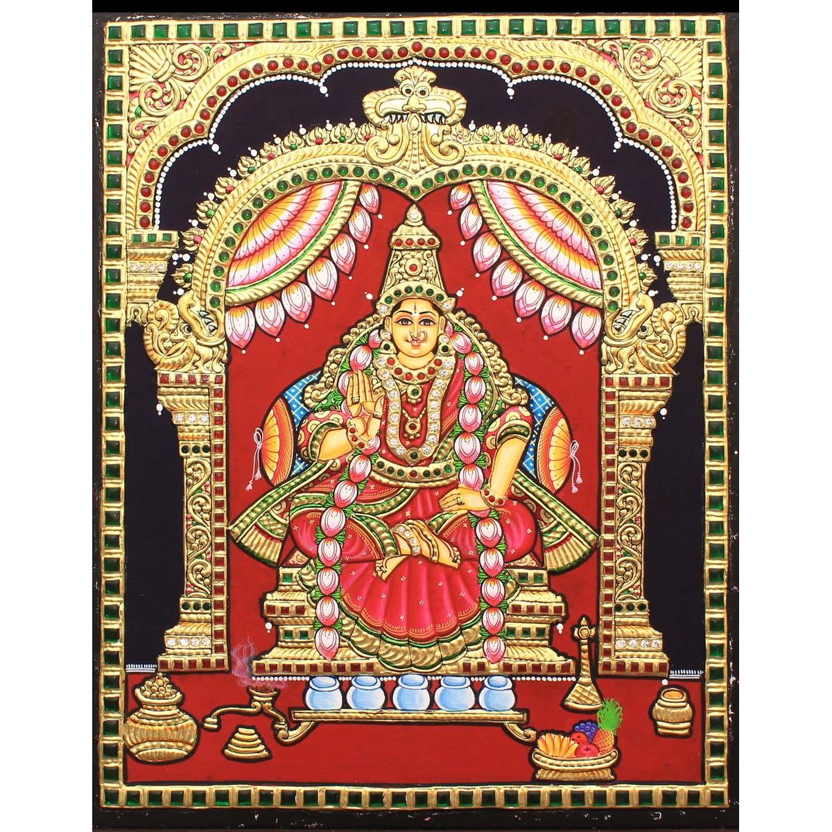 TANJORE PAINTING DHANA LAKSHMI