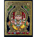 TANJORE PAINTING MANTAP GANESHA