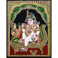 TANJORE PAINTING BUTTER KRISHNA