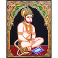 TANJORE PAINTING HANUMAN SITTING