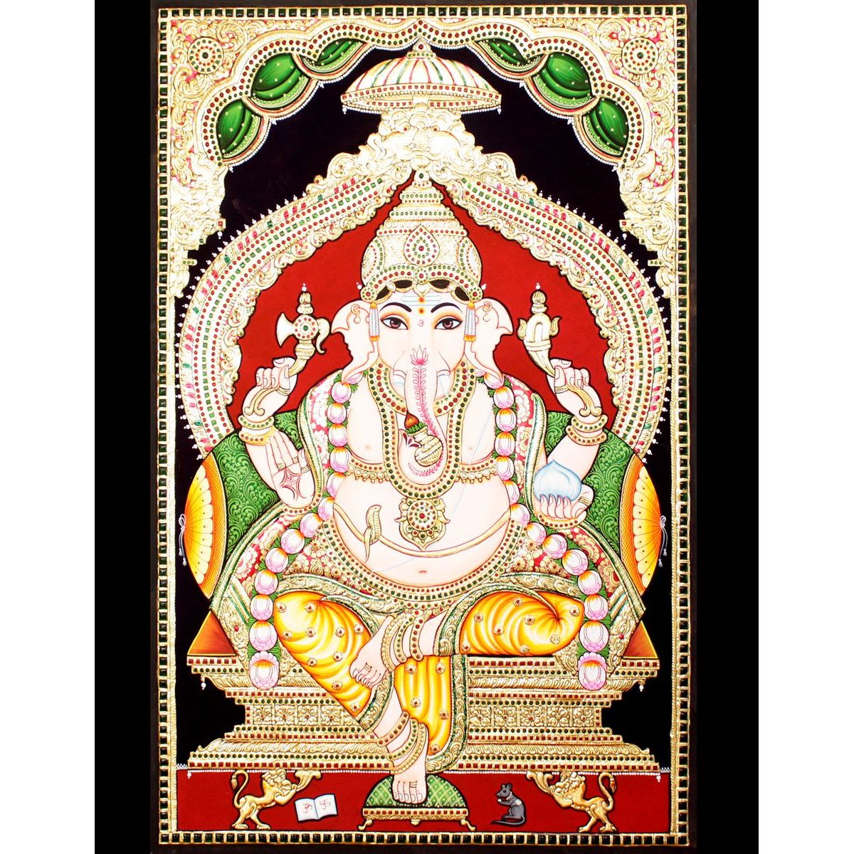 TANJORE PAINTING GANESHA