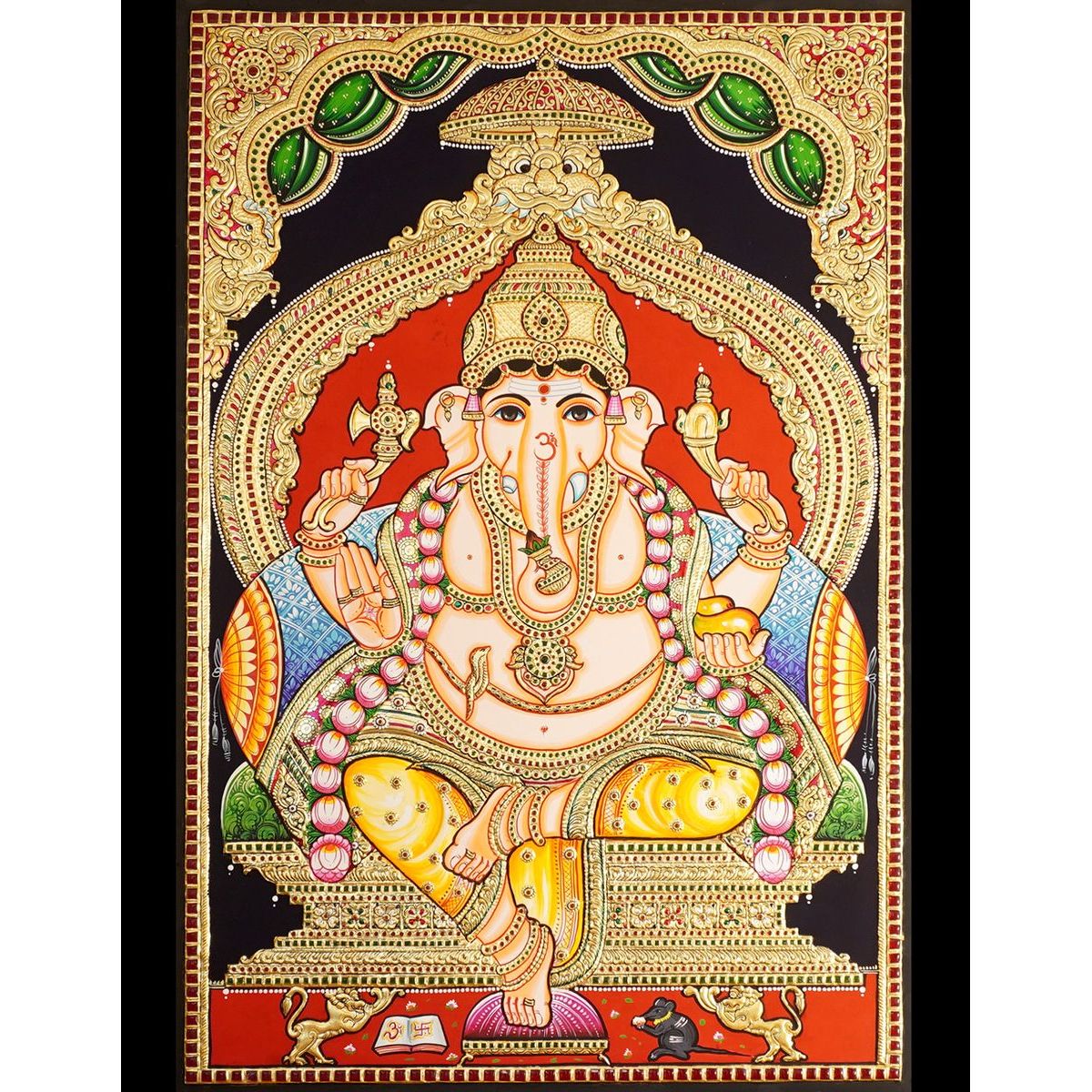 TANJORE PAINTING GANESHA