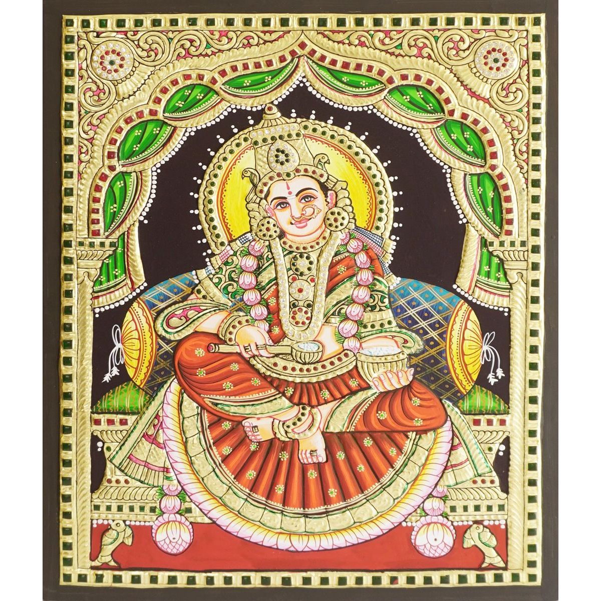 TANJORE PAINTING ANNAPOORNE