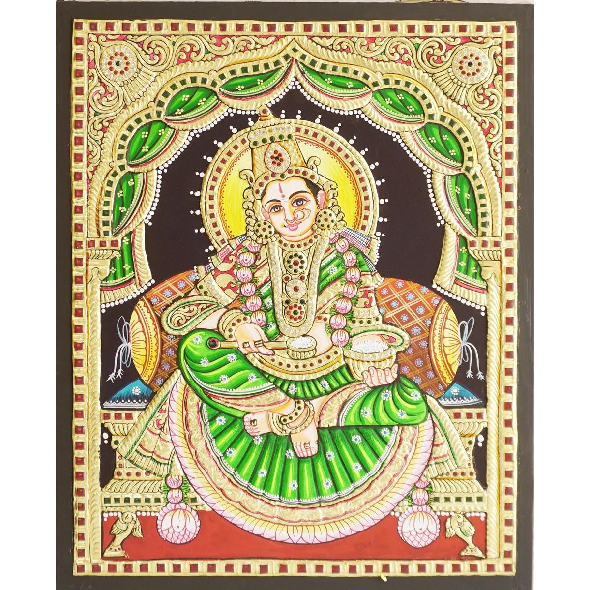 TANJORE PAINTING ANNAPOORNE