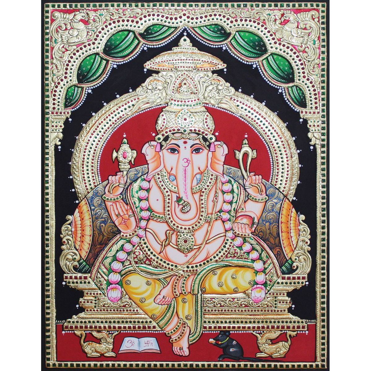 TANJORE PAINTING GANESHA