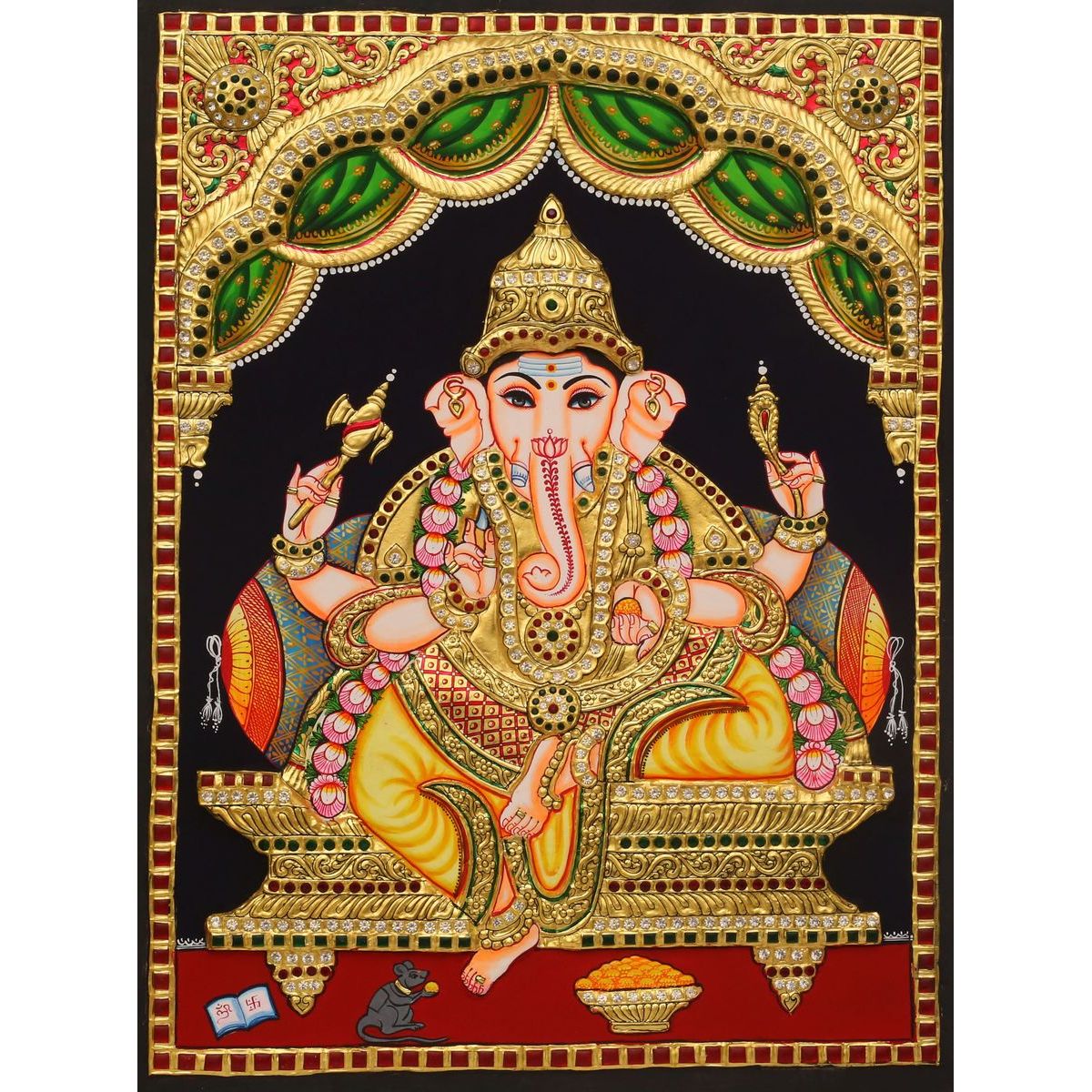TANJORE PAINTING GANESHA