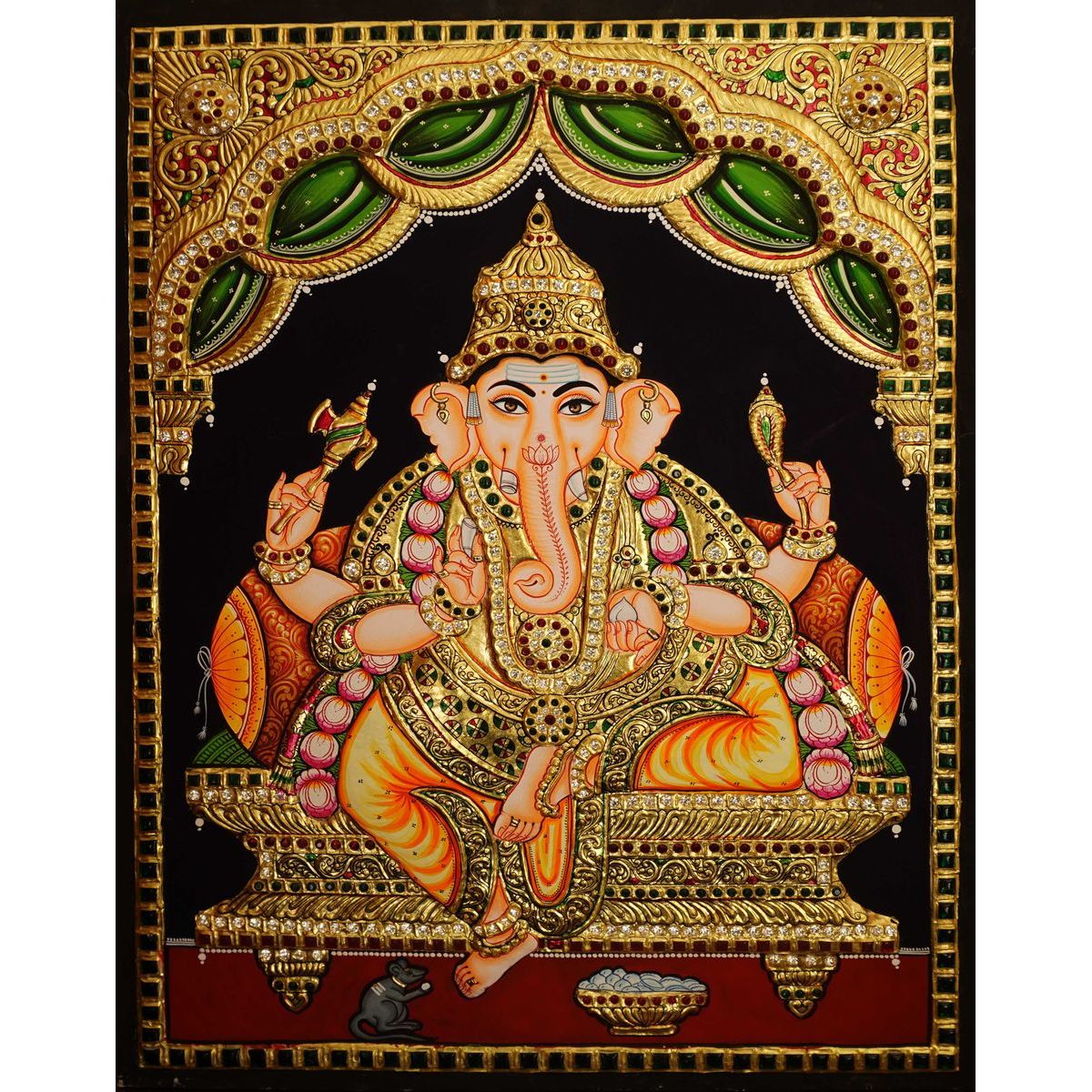 TANJORE PAINITNG GANESHA