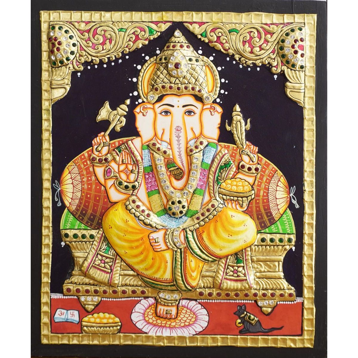 TANJORE PAINTING GANESHA