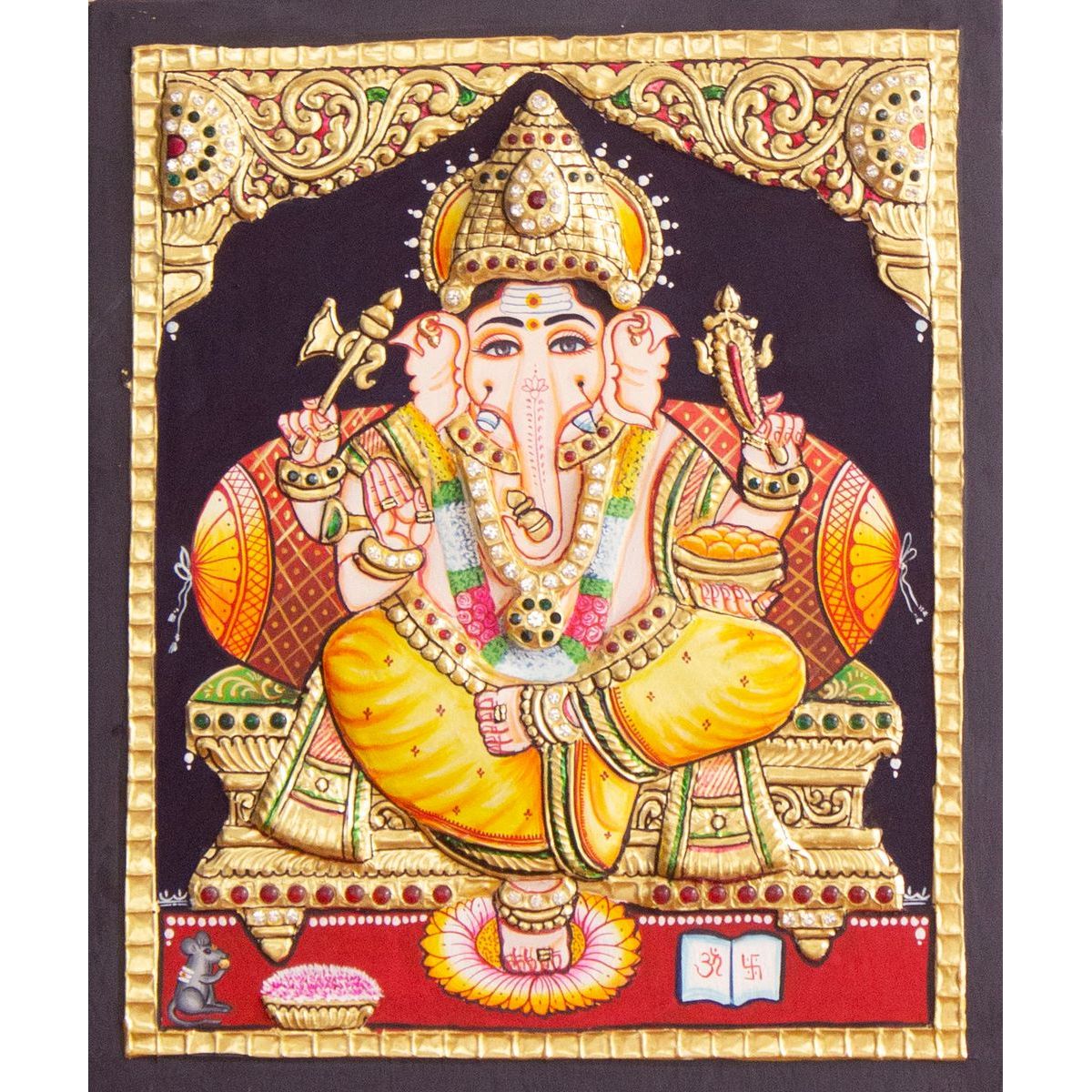TANJORE PAINTING GANESHA