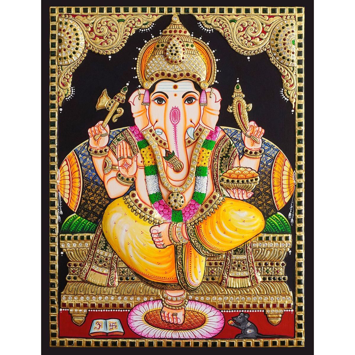 TANJORE PAINTING GANESHA