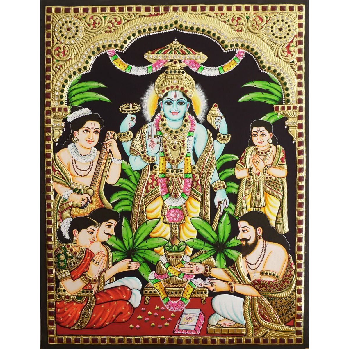 TANJORE PAINTING SATHYANARAYANA