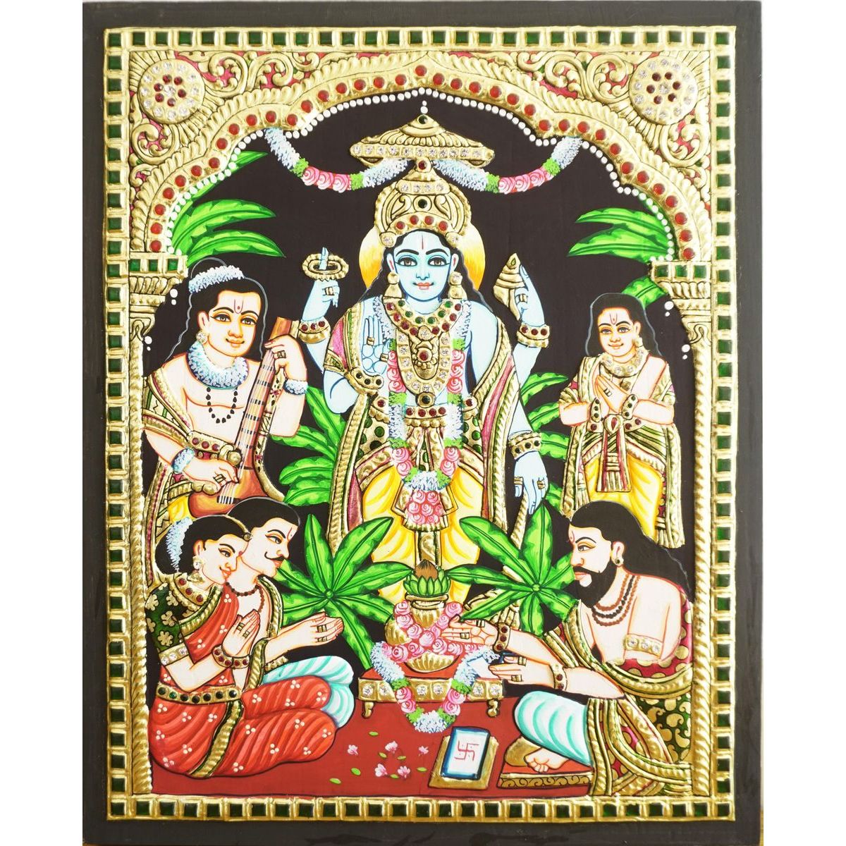 TANJORE PAINTING SATHYANARAYANA