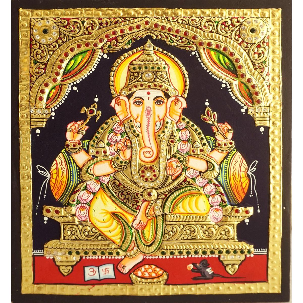 TANJORE PAINTING GANESHA