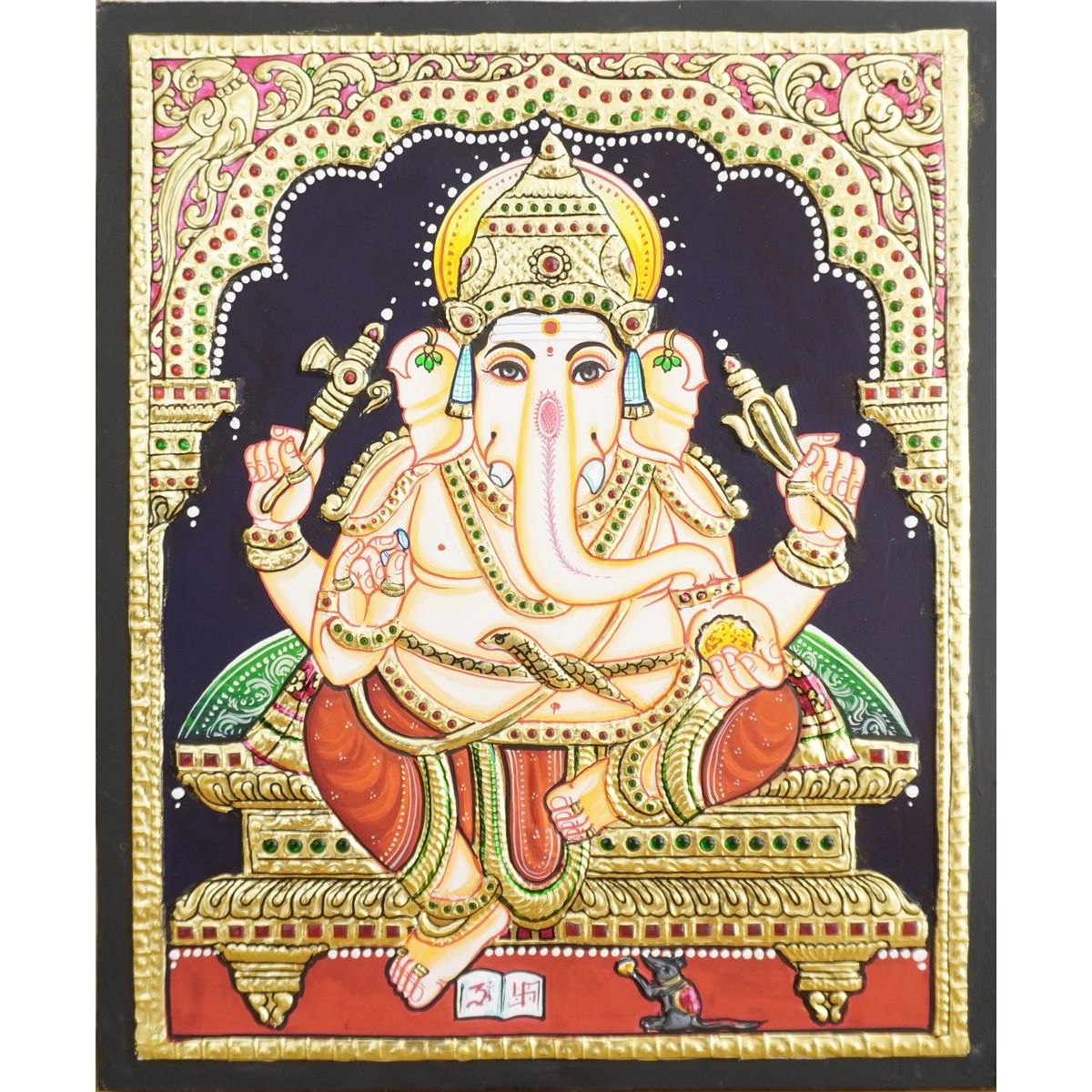 TANJORE PAINTING GANESHA