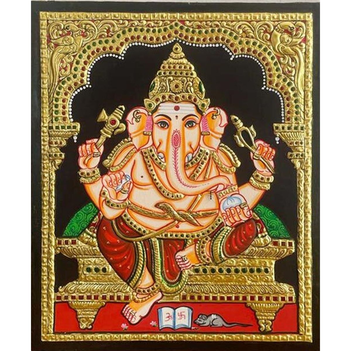 TANJORE PAINTING GANESHA