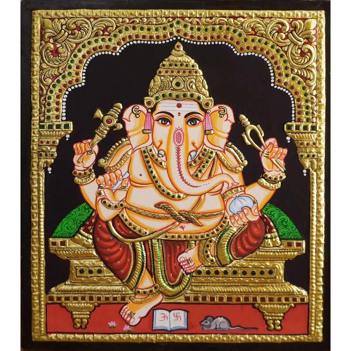 TANJORE PAINTING GANESHA