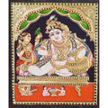 TANJORE PAINTING BUTTER KRISHNA